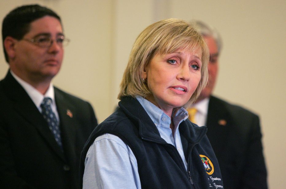 Lt. Gov. Kim Guadagno denies telling Hoboken Mayor Dawn Zimmer that her town's Superstorm Sandy relief money depended on her support for a redevelopment project proposed by a company with ties to Gov. Chris Christie that he had backed.