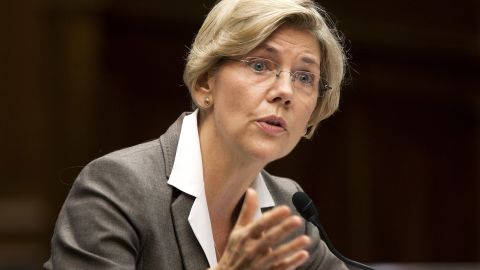 Elizabeth Warren on Thursday, July 14, 2011 as head of the CFPB. Photographer: Joshua Roberts/Bloomberg 
