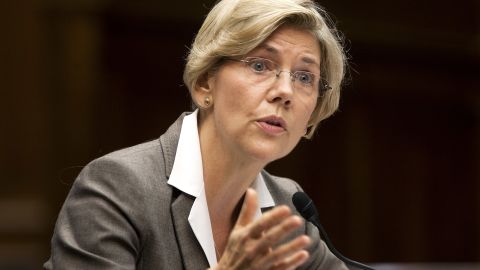 Elizabeth Warren on Thursday, July 14, 2011 as head of the CFPB. Photographer: Joshua Roberts/Bloomberg