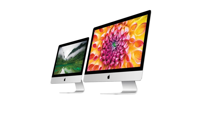 Today's Mac has come a long way from its beige, boxy and black-and-white beginnings. Here is Apple's newest iMac, with a 27-inch monitor.