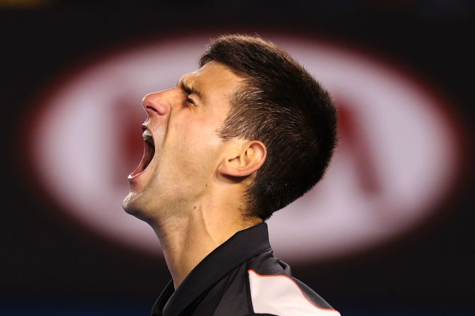 World No. 2 Novak Djokovic has won the season's first grand slam in each of the past three years.  But not this year after a grueling five-set contest ended in victory for eighth seed Stanislas Wawrinka.