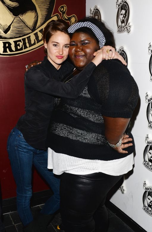 Shailene Woodley and Gabourey Sidibe hit a Sundance afterparty on January 20.