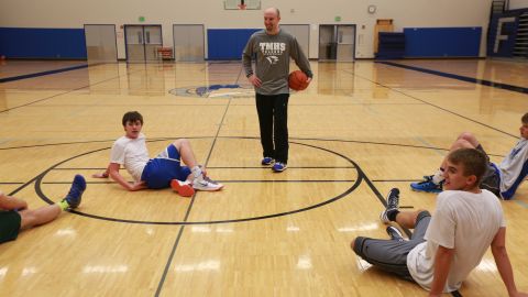 John Blasco coaches the Thunder Mountain High School basketball team.