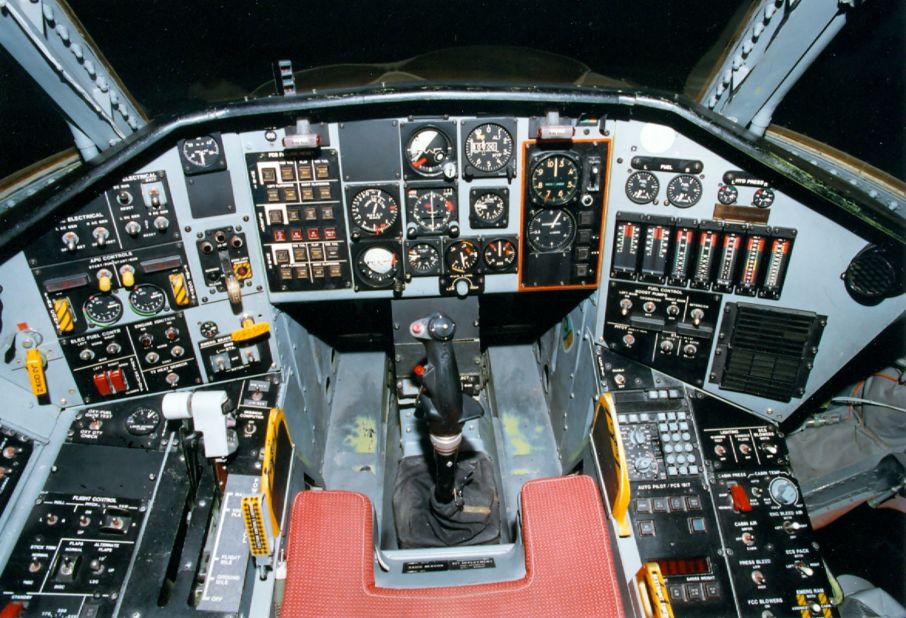 For a single-pilot airplane, Tacit Blue had an unusually wide cockpit, said retired Air Force test pilot Russ Easter, who flew the plane in the early 1980s. "You could extend your arms and not touch either side of the cockpit. It was an interesting situation to sit in there and fly the airplane from that very large office."