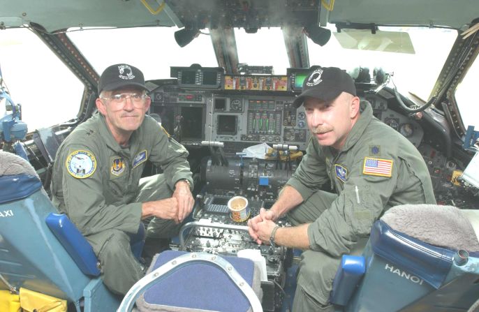In 2004, Air Force ex-POW<a href="index.php?page=&url=http%3A%2F%2Fwww.af.mil%2FAboutUs%2FBiographies%2FDisplay%2Ftabid%2F225%2FArticle%2F108288%2Fmajor-general-edward-j-mechenbier.aspx" target="_blank" target="_blank"> Maj. Gen. Edward Mechenbier</a>, left, and co-pilot Lt. Col. Steve Johnson flew the "Hanoi Taxi" back to Vietnam to <a href="index.php?page=&url=http%3A%2F%2Fwww.af.mil%2FNews%2FArticleDisplay%2Ftabid%2F223%2FArticle%2F136802%2Fairmen-pay-respect-during-repatriation-ceremony.aspx" target="_blank" target="_blank">recover remains of two U.S. service members</a> killed in the war.