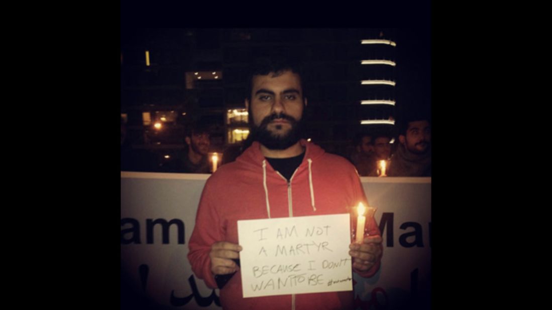 The movement's Facebook page stated: "We can no longer desensitize ourselves to the constant horror of life in Lebanon. We refuse to become martyrs. We refuse to remain victims. We refuse to die a collateral death."