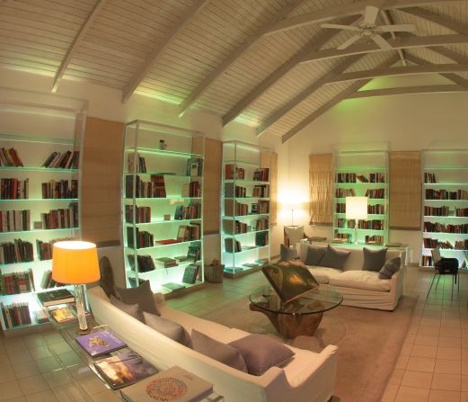 No need to pack books or an iPad thanks to the on-site library at Carlisle Bay.