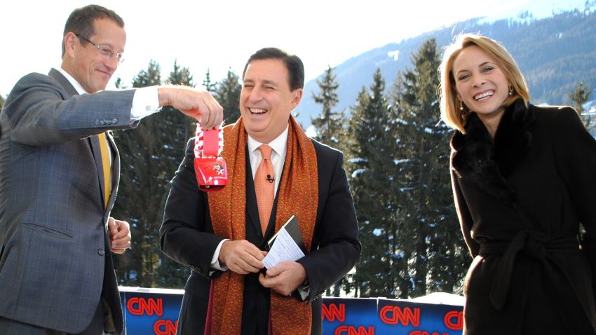 CNN's Richard Quest and Nina Dos Santos battle over whether this meeting of the elite can solve the problem of inequality. John Defterios acts as a referee.