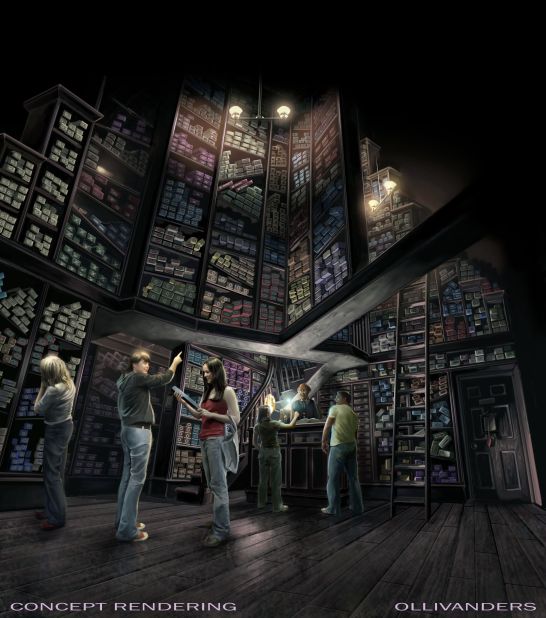 Ollivanders will sell wands to devoted Harry Potter fans.