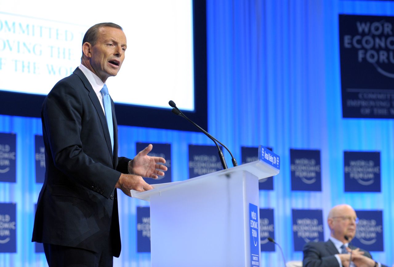 Australian Prime Minister Tony Abbott speaks about the role of his country, which is the current head of G20.