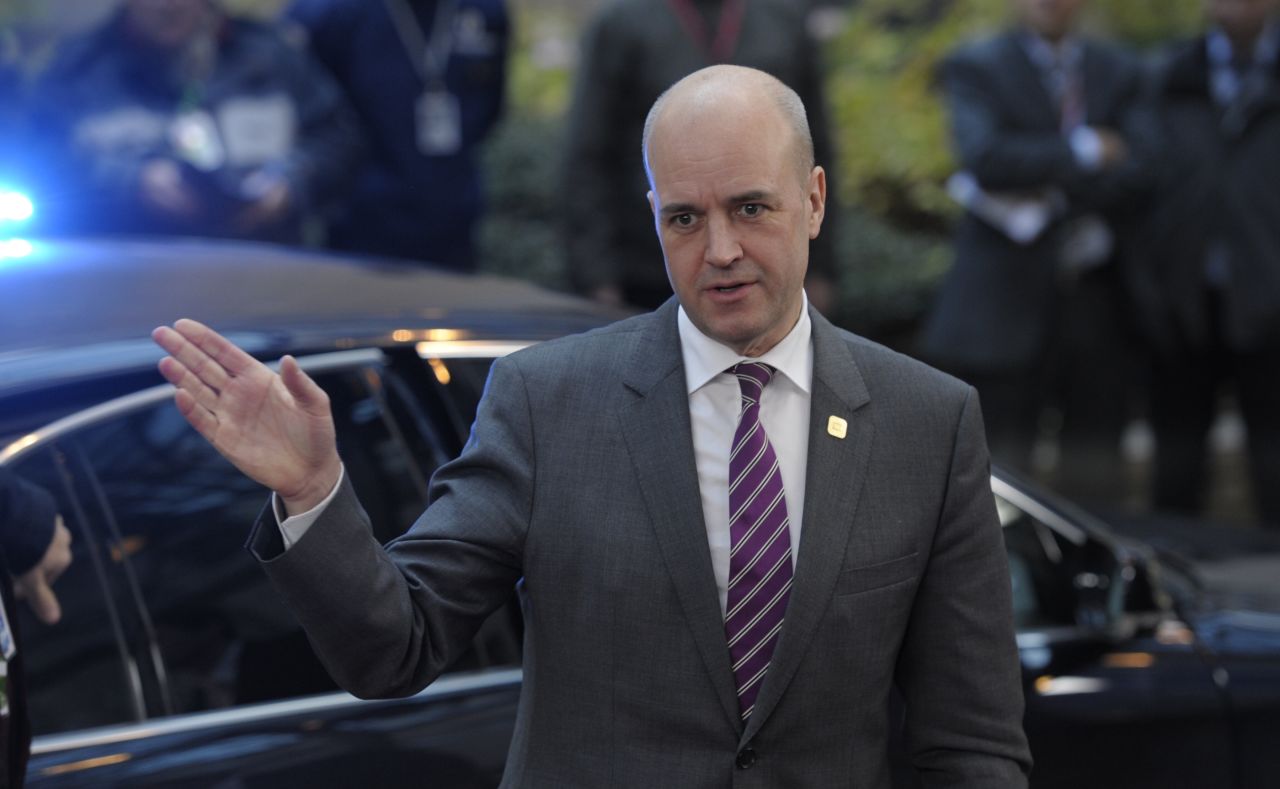 Swedish Prime Minister Fredrik Reinfeldt is among the leaders attending this year's conference. 