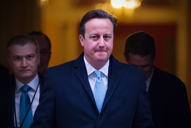 British Prime Minister David Cameron is also attending the conference. 