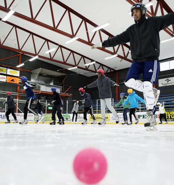 Six months since they first took to the ice, they face the prospect of taking on the world's best Bandy players, some of whom have been competing for two or three decades.