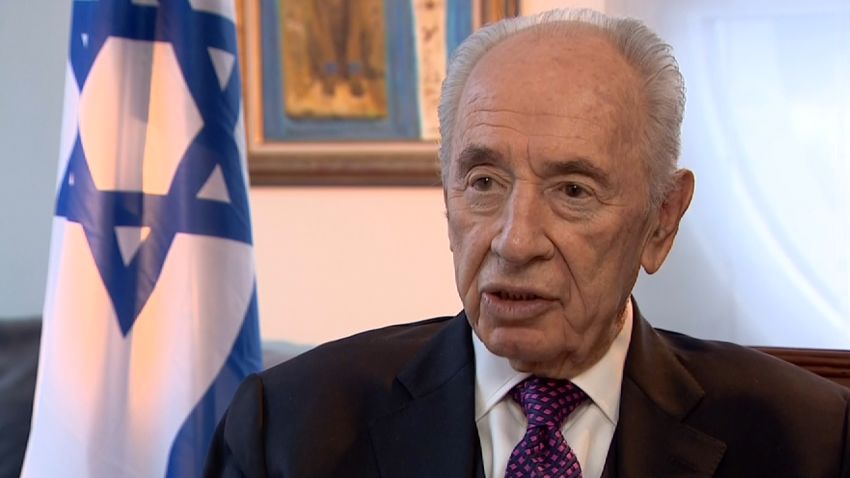 qmb davos 2014 iran nuclear shimon peres intv_00003104.jpg