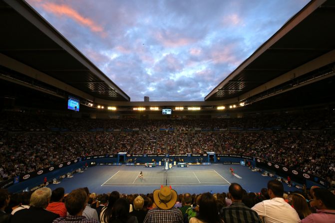 The hotly-anticipated match was played out in front of a jam-packed Rod Laver Arena.