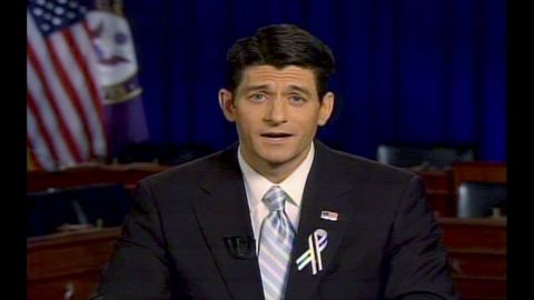 Rep. Paul Ryan, R-Wis., delivers the GOP response to President Barack Obama's State of the Union address in 2011.