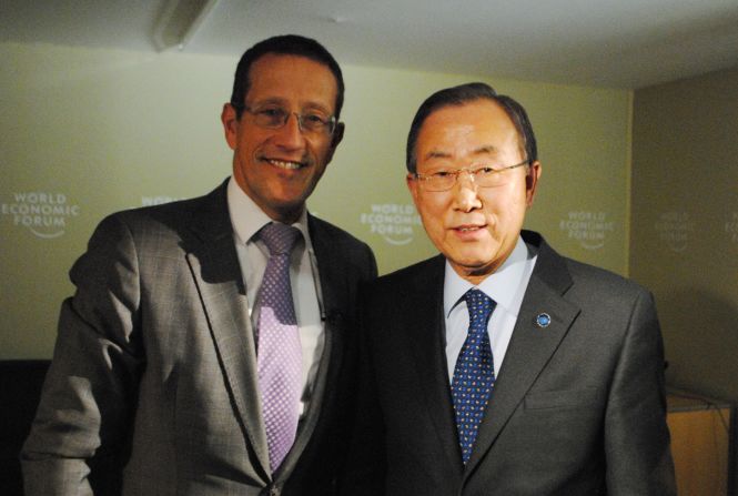 Richard Quest meets Ban Ki Moon, the Secretary-General of the U.N.