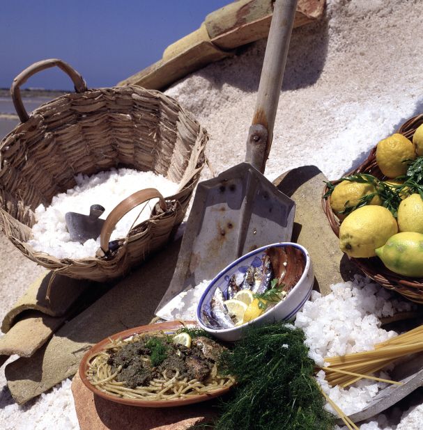 Sicily has been invaded by most of its neighbors, each leaving a culinary trace. Pasta con le sarde (sardines) shows the island's Arab influence.