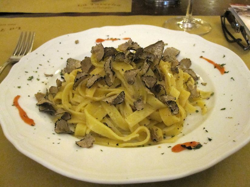Pasta, butter, Parmigiano -- and as much truffle as you're allowed.