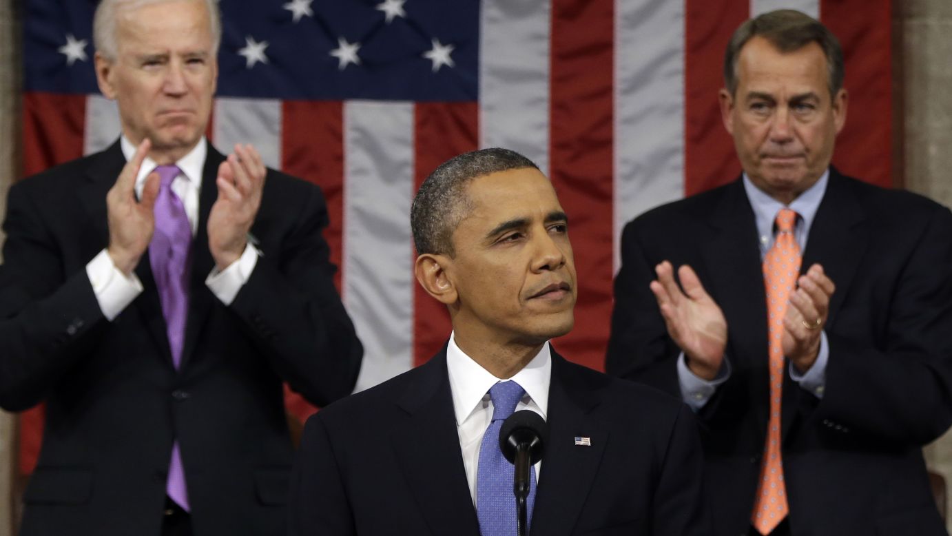 "Ellos merecen un voto".<br />2013. El presidente Barack Obama habla sobre aquellos afectados por la violencia de las armas. 