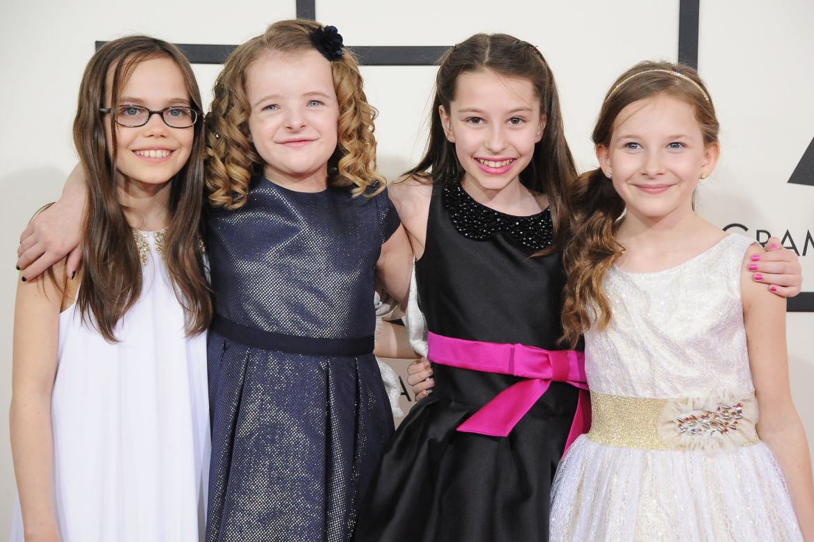 From left, Oona Laurence, Milly Shapiro, Bailey Ryon and Sophia Gennusa