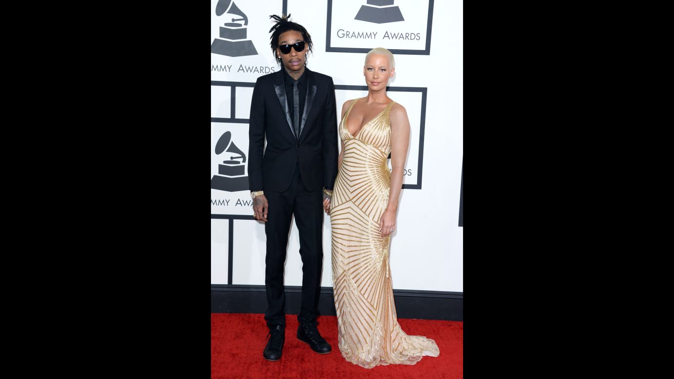 Wiz Khalifa and his wife, Amber Rose
