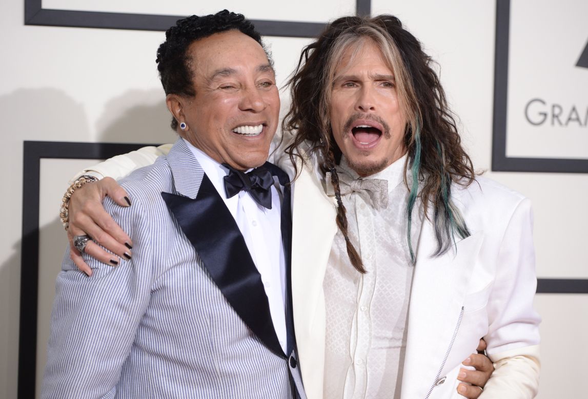 Smokey Robinson and Steven Tyler