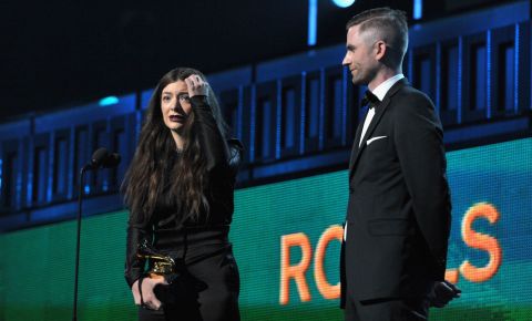 <strong>Song of the year: </strong>"Royals" by Lorde. The song also won best pop solo performance.