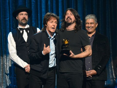 <strong>Best rock song:</strong> "Cut Me Some Slack" by Paul McCartney, Dave Grohl, Krist Novoselic and Pat Smear