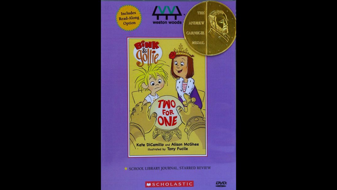 Paul R. Gagne and Melissa Reilly Ellard, producers of "Bink & Gollie: Two for One," are the Carnegie Medal winners. 
