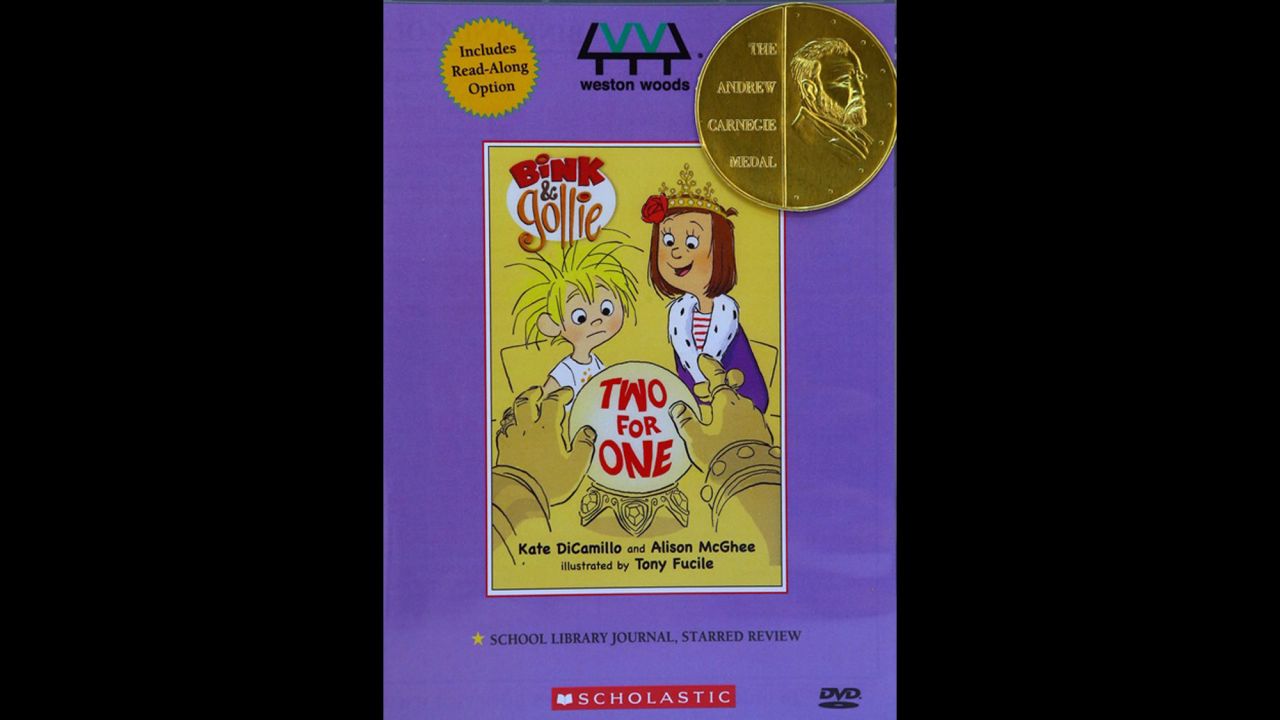 Paul R. Gagne and Melissa Reilly Ellard, producers of "Bink & Gollie: Two for One," are the Carnegie Medal winners. 