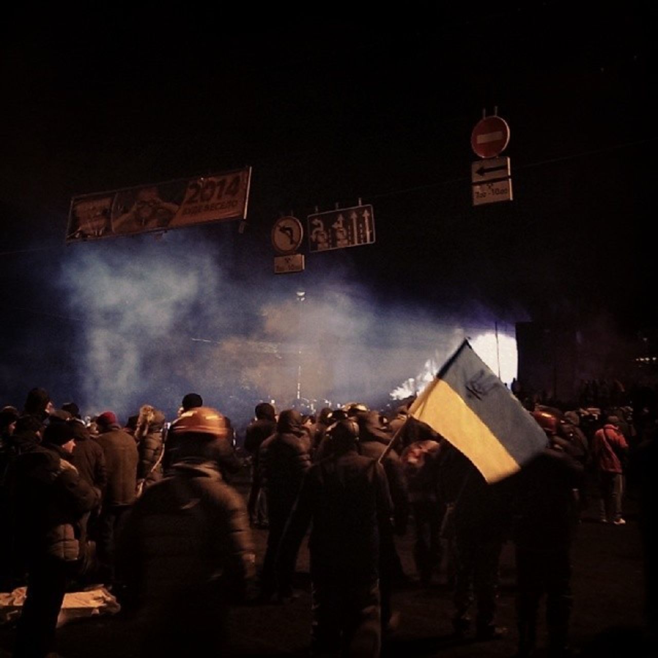 Protests started in reaction to the Ukrainian government's failure to sign a trade agreement with the European Union, which many interpreted as a turn away from Europe and toward Russia instead.