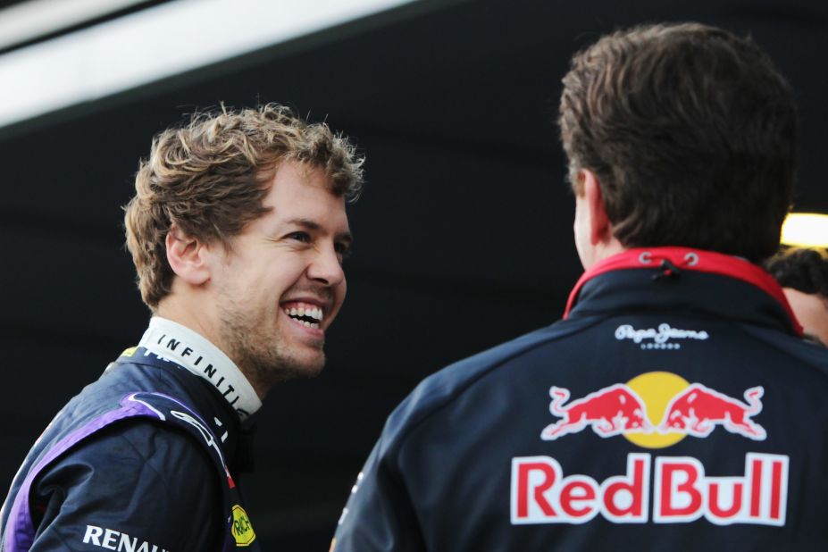 It's back to work for Red Bull's Sebastian Vettel, who is chasing a fifth world title when the F1 season begins in March.