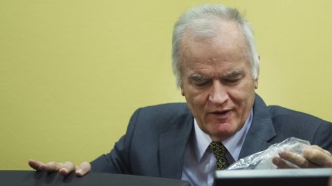 Ratko Mladic has been on trial since 2012, accused of atrocities in the Bosnian war.