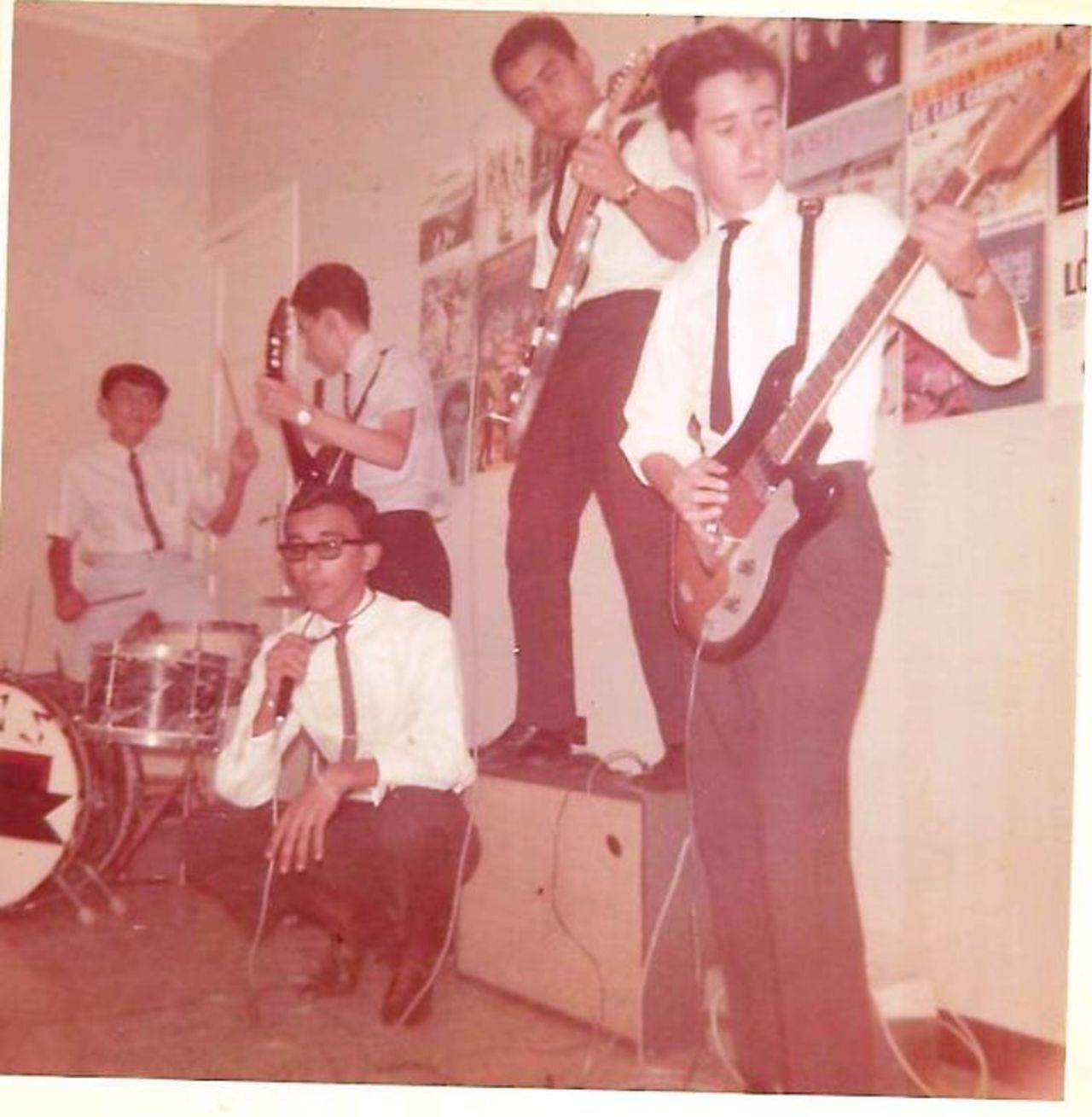 The influence of Beatlemania also reached Venezuela in the 1960s, where <a href="http://ireport.cnn.com/docs/DOC-1077325">Marines Lares</a> says teenage boys formed bands to emulate the "Fab Four." "Many boys started to play electric guitars and they formed rock groups singing in English and in Spanish, sometimes translating the lyrics from English to Spanish, and other times composing their own lyrics in their native language."