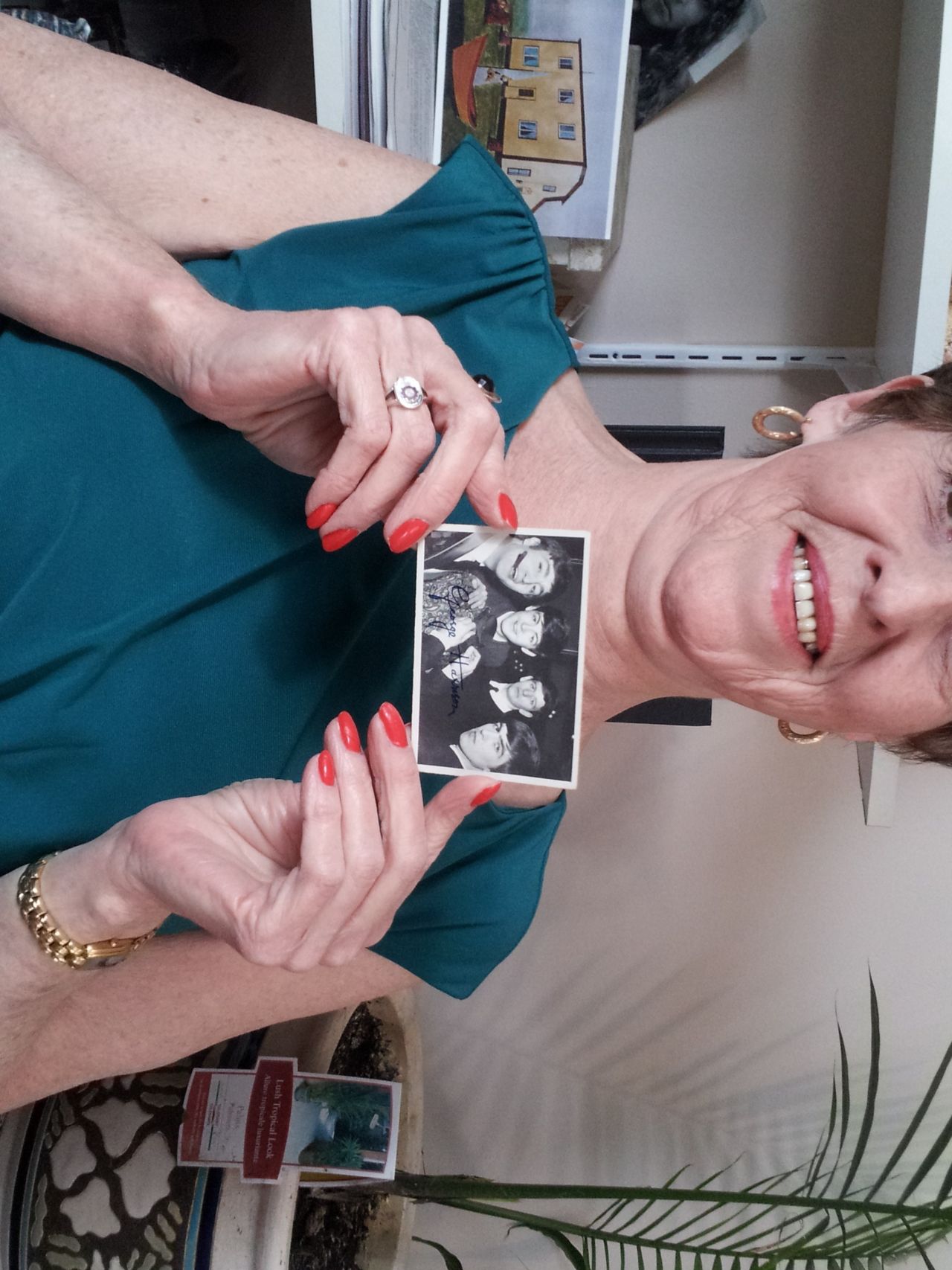 <a href="http://ireport.cnn.com/docs/DOC-1078564">Rita Stamp</a> was one of many young people around the world who were caught up in "Beatlemania" when the famous band first visited the United States in February 1964. Stamp, now 67, will never forget finding this photo of the Beatles (complete with facsimile autograph by George Harrison) in a pack of bubble gum. "This photo is my earliest memory of the Beatles because, at least, I was able to see what they looked like and that gave me the ability to connect with their music."