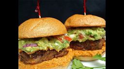 These delicious little "burgers," a.k.a. Mexicali Sliders, are going to be the talk of your football party. 