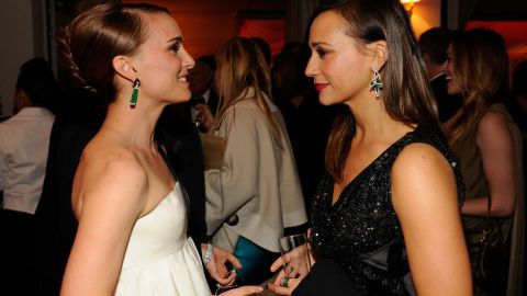 Rashida Jones, right, knows she can count on her friend Natalie Portman for all the really important things, such as what to expect when kissing a gal pal on camera. Jones' BFF Portman, who'd practiced in 2010's "Black Swan," <a href="http://www.accesshollywood.com/rashida-jones-dishes-on-kissing-zooey-deschanel-in-our-idiot-brother-reveals-love-scene-advice-from-natalie-portman_article_51963" target="_blank" target="_blank">gave Jones advice</a> for her role as a gay woman in 2011's "My Idiot Brother." 