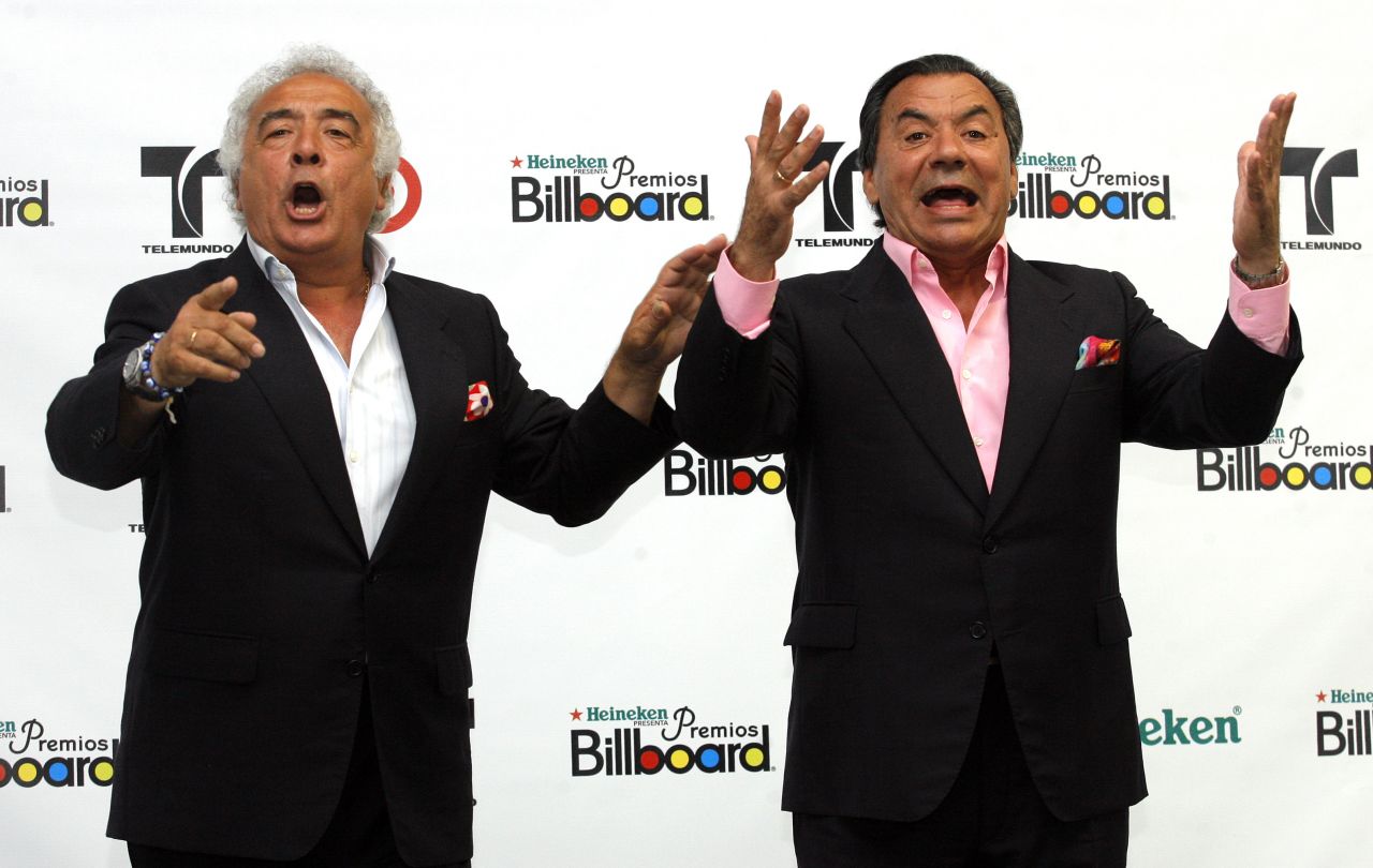 Los del Rio has been together since 1962, but the duo didn't find success until 1996 with "Macarena." They are still caliente.