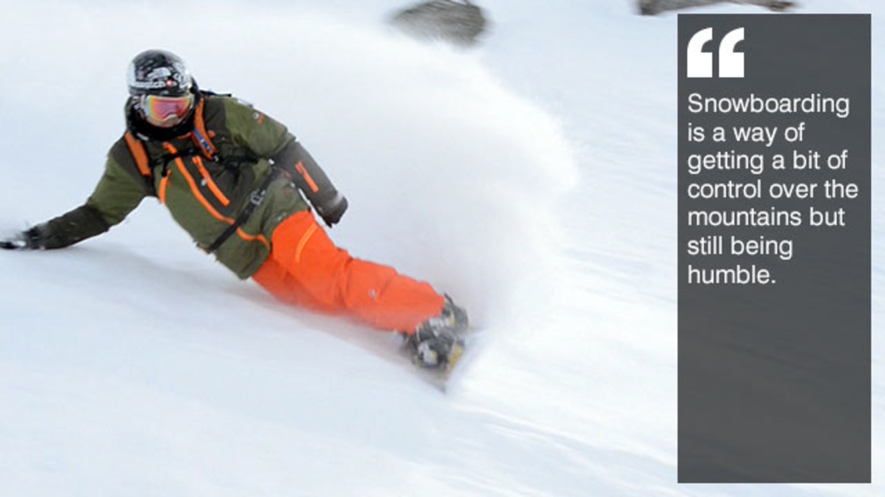 Massage Blind oog Xavier de Le Rue: Snowboard 'addict' cheats death | CNN