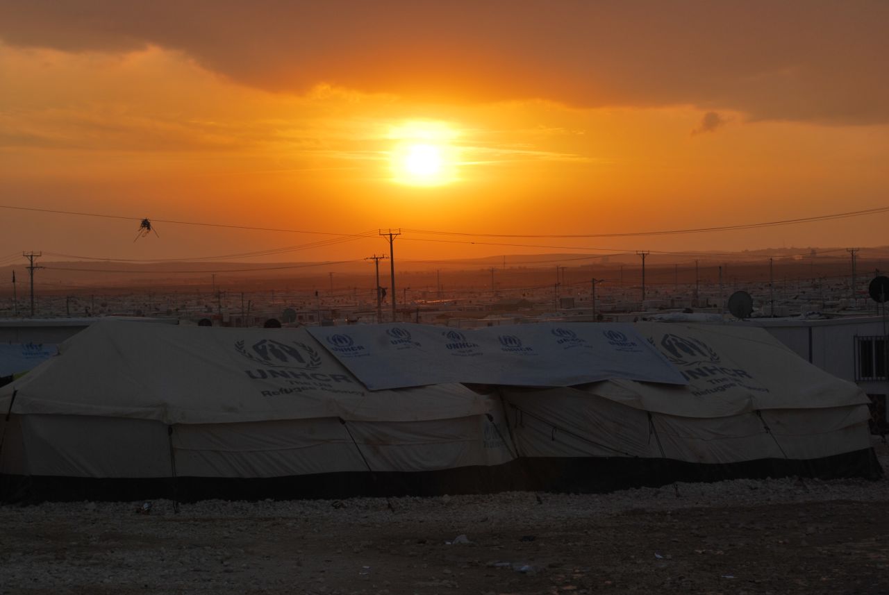 The UNHCR is working to replace all of the tents at Zaatari with prefabricated homes. The goal is to get 80,000 residents into pre-fabricated units by the summer.