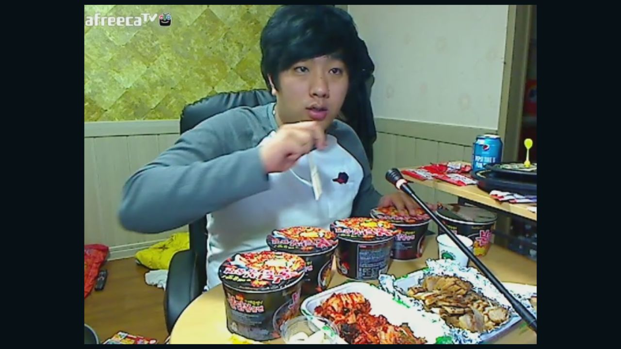 Eating rooms are a separate category on Afreeca TV, South Korea's online streaming platform. 