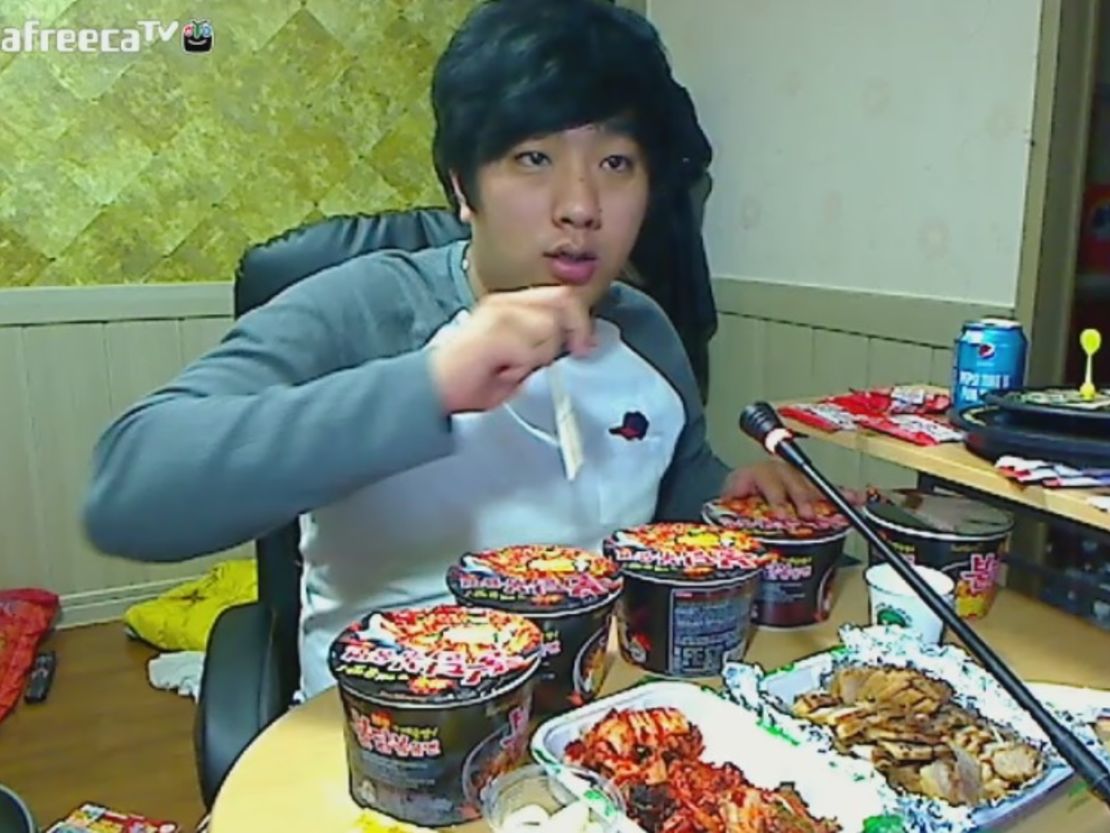 Eating rooms are a separate category on Afreeca TV, South Korea's online streaming platform.
