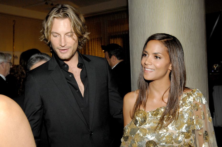 Halle Berry's dating life has been all over the map. She's married to Olivier Martinez, who like Berry is in his late 40s. But ex-boyfriend Gabriel Aubry, left, is nine years younger than her. She once credited Aubry, a model and eventual father of her first child, for keeping her "mojo" going.