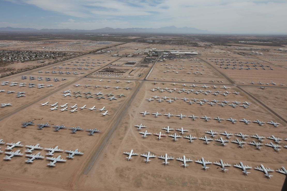 The Arizona aircraft boneyard.