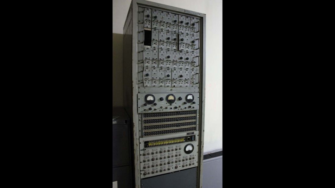 According to the Iranian tour guide, this was communications equipment used by the CIA to spy on the Iranians.