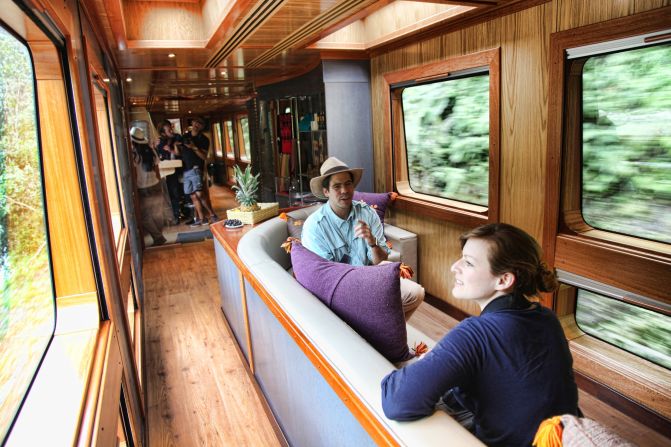 Tren Crucero's four luxury carriages were manufactured in Madrid.