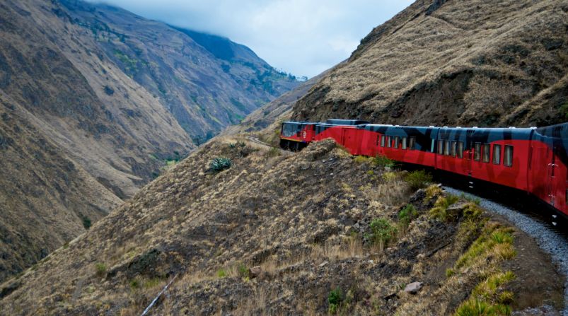 In 2008, only 10% of Ecuador's train network was operational. The flagship of the railway's $280 million renaissance, Tren Crucero operates a new cross-Andean service