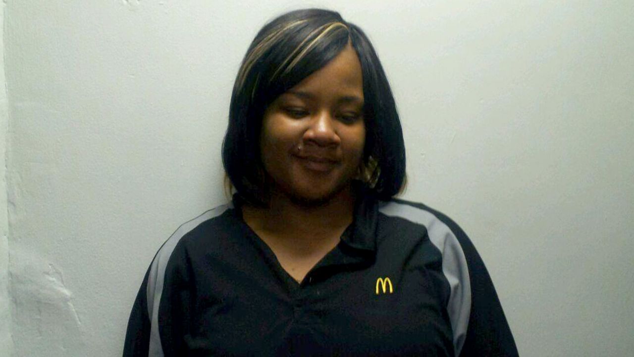 McDonald's employee Shantia Dennis, 26, was arrested by undercover law enforcement officials.