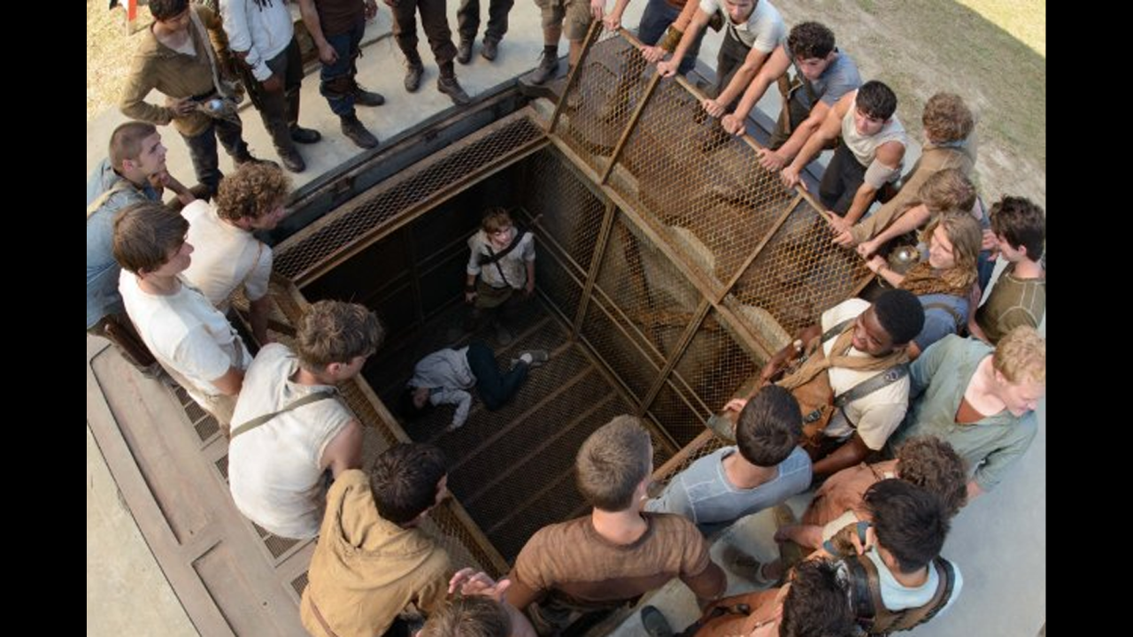 <strong>"The Maze Runner"</strong> (September 19):<strong> </strong>Another dystopian young adult novel that has been compared to "The Hunger Games," "The Maze Runner" stars mostly unknown actors grappling with what they are doing in a giant labyrinth and trying to escape its clutches. 